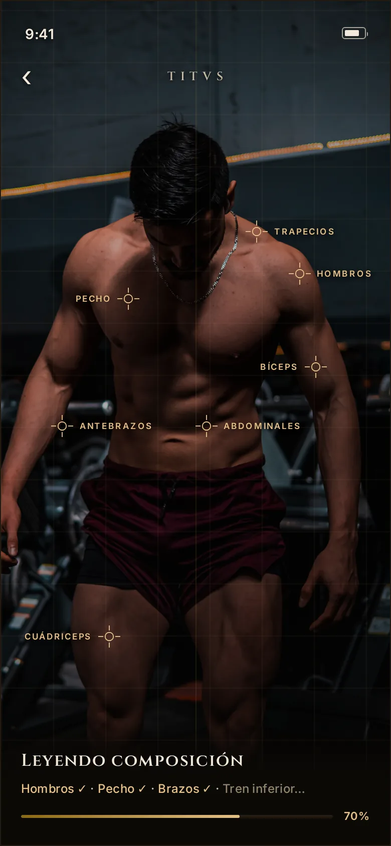 La IA te analiza grupo muscular por grupo muscular