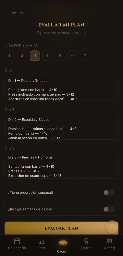 TITUS — Pegá tu rutina, venga de donde venga.