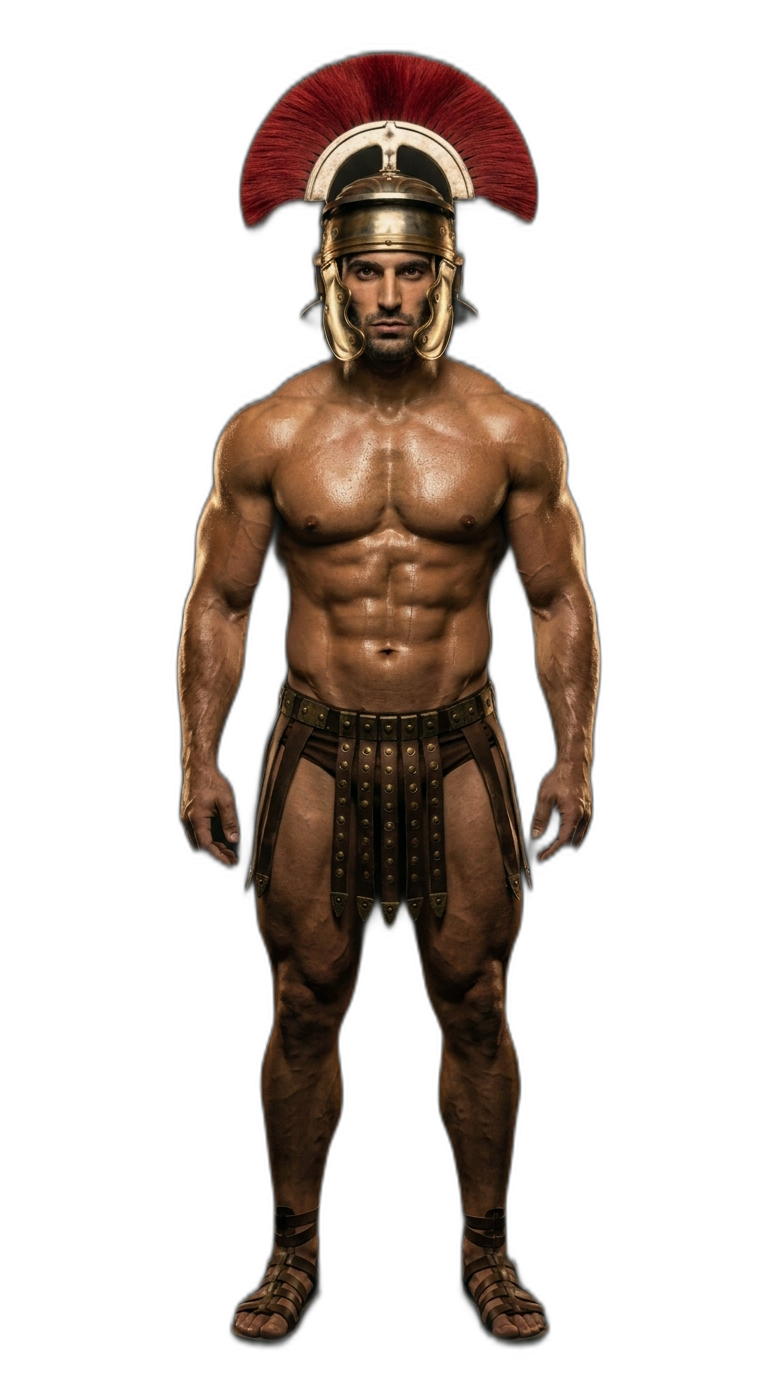El mismo hombre, de recluta a centurión