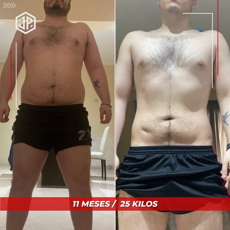 Alumno de JP Coaching: 11 meses, 25 kilos menos