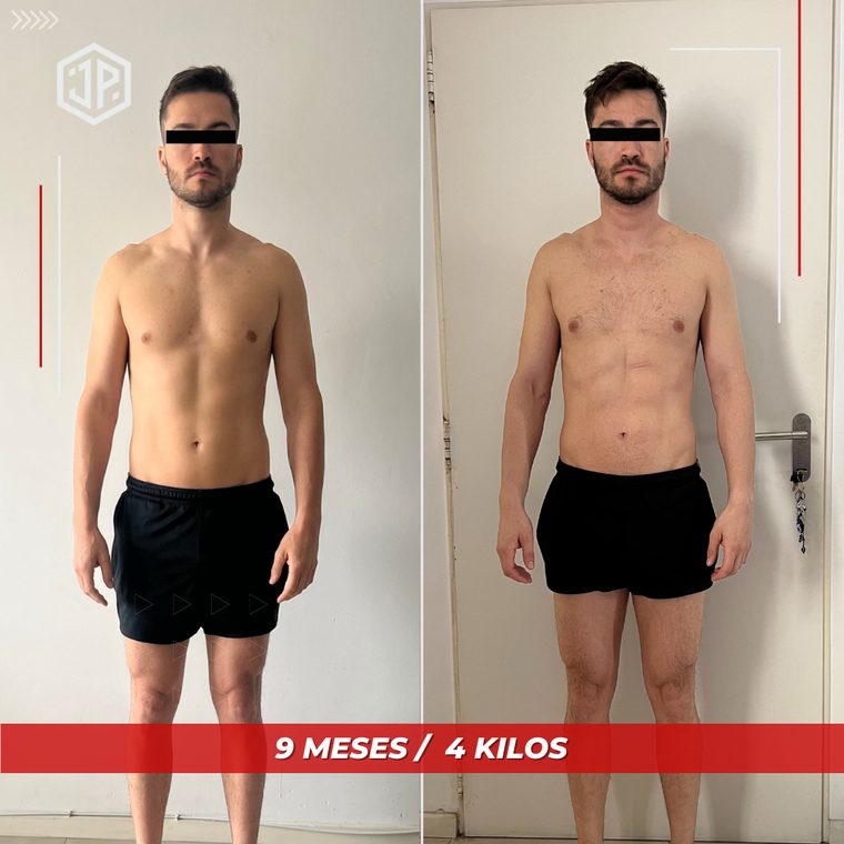Alumno de JP Coaching: 9 meses, 4 kilos menos